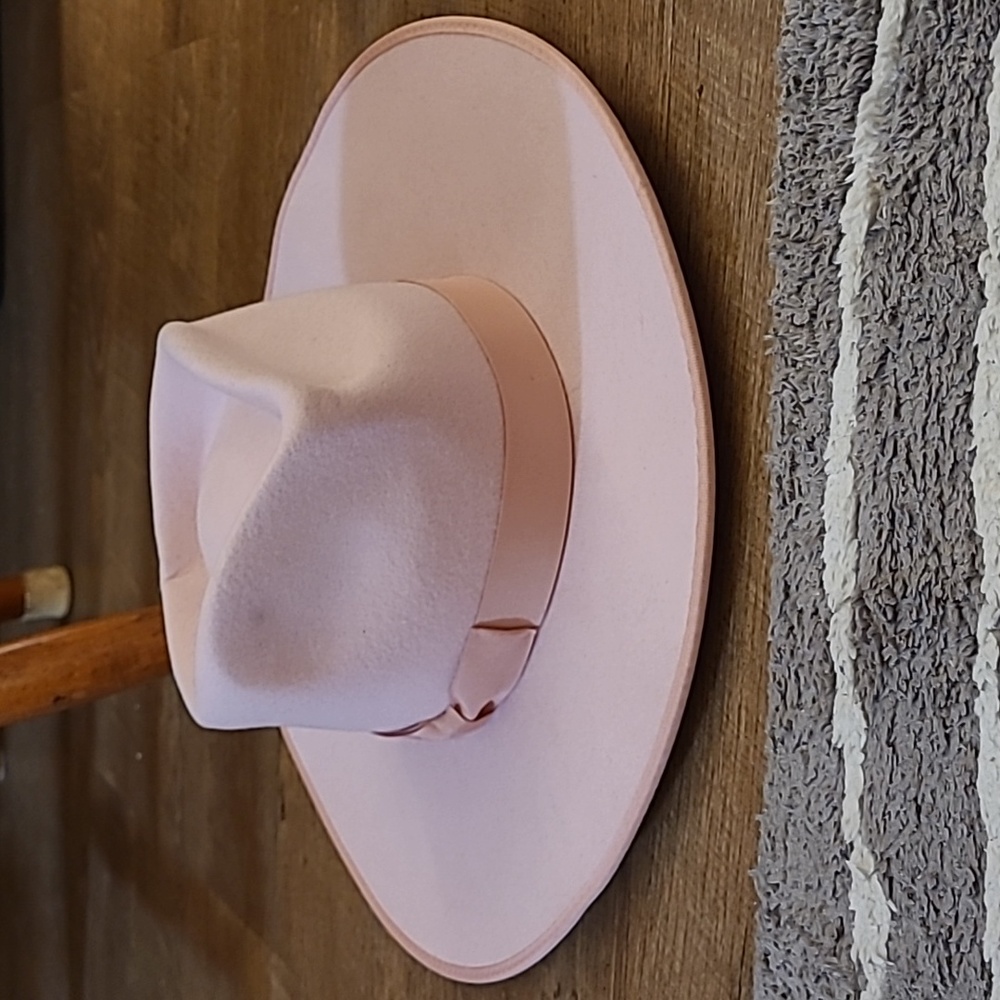 Lack Of Color Size Medium Pink Rancher Felt Hat